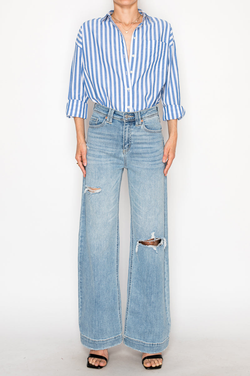 Isabella Corset Ultra High Rise Modern Wide Jeans
