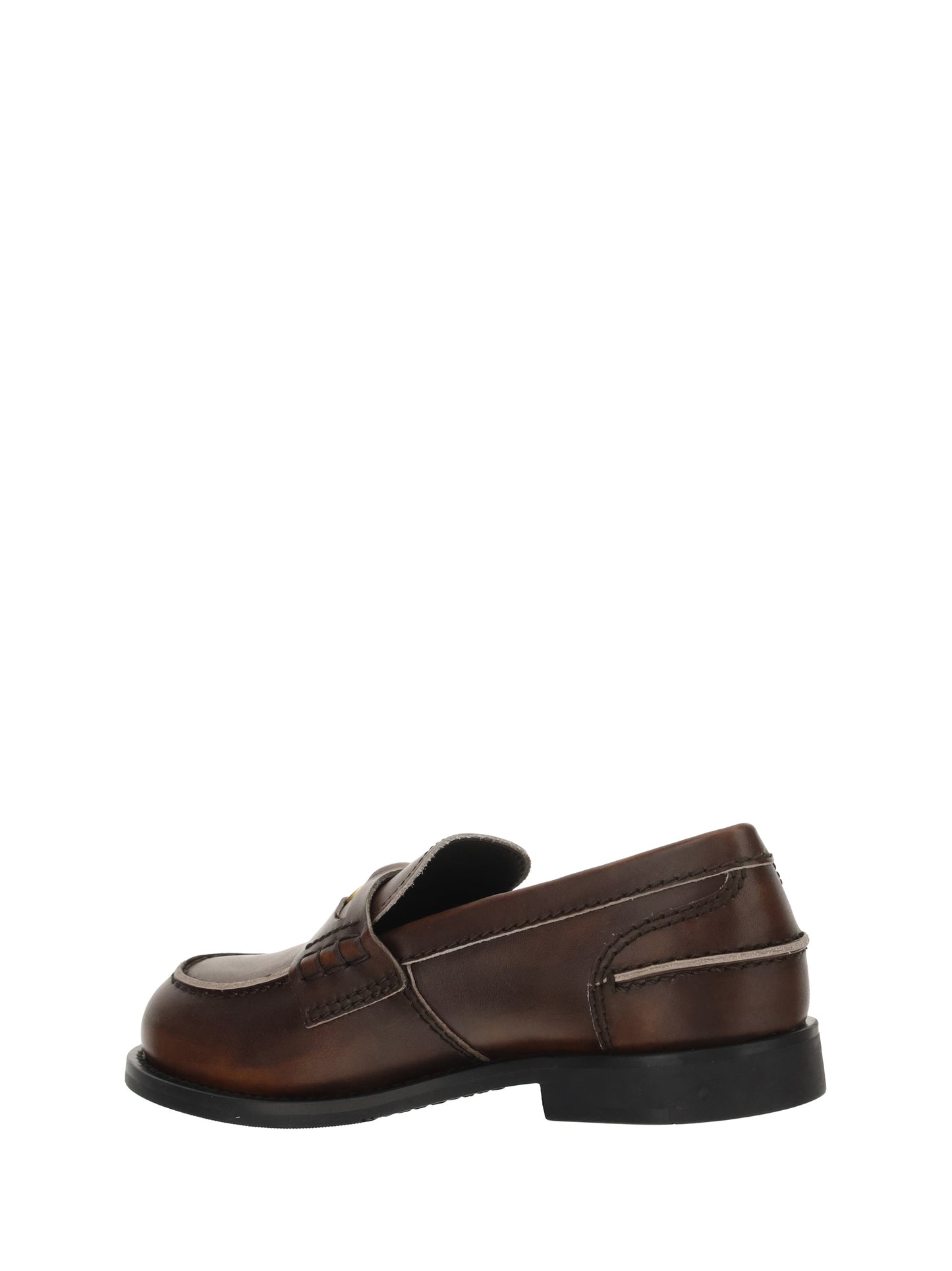 Leather Loafers in Black