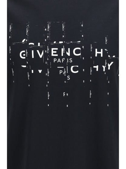 T-Shirt Photographic Negative Cotton Black