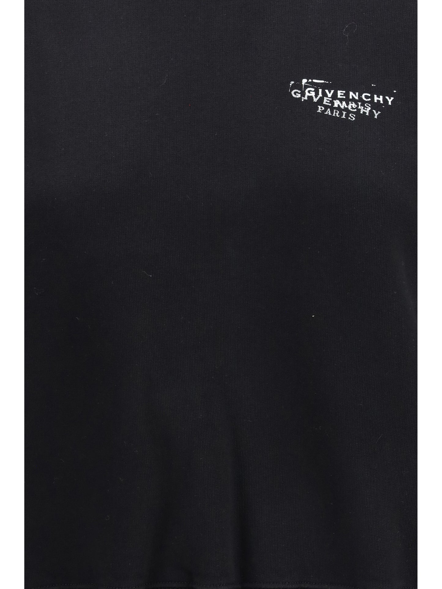 Sweatshirt Brushed Fabric Black