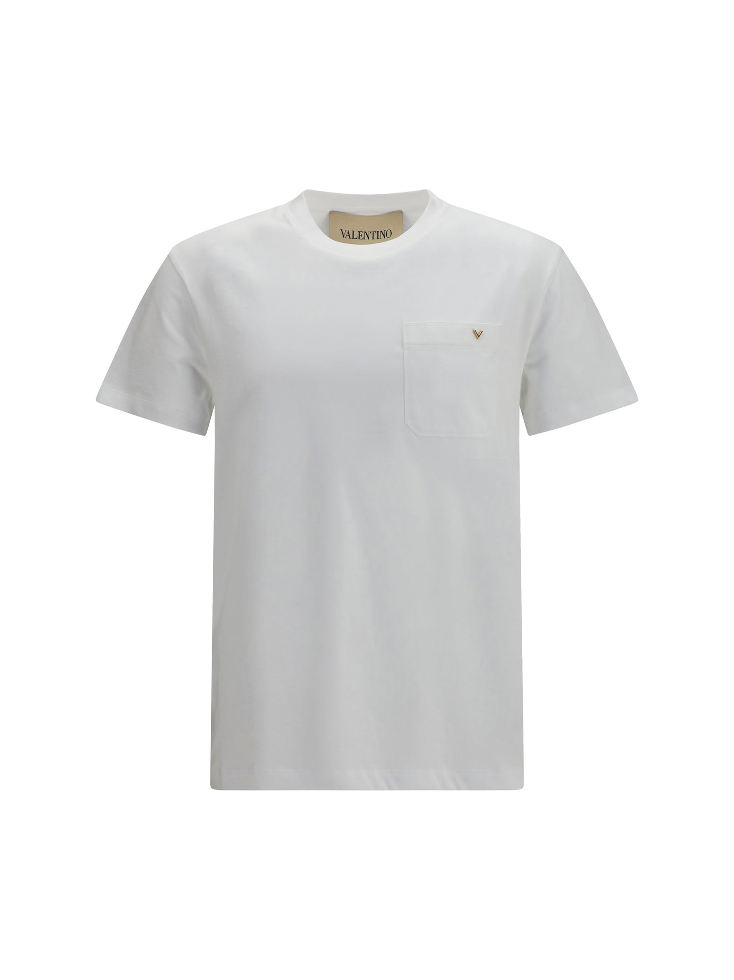 Cotton T-Shirt VLogo White