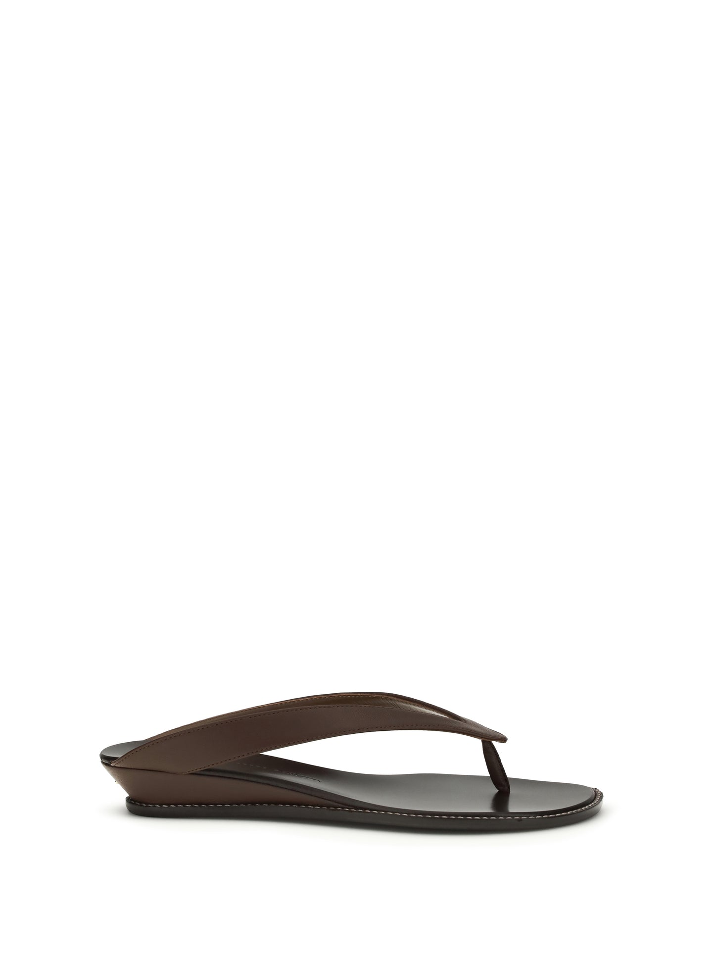Leather Sandals Chocolate Brown