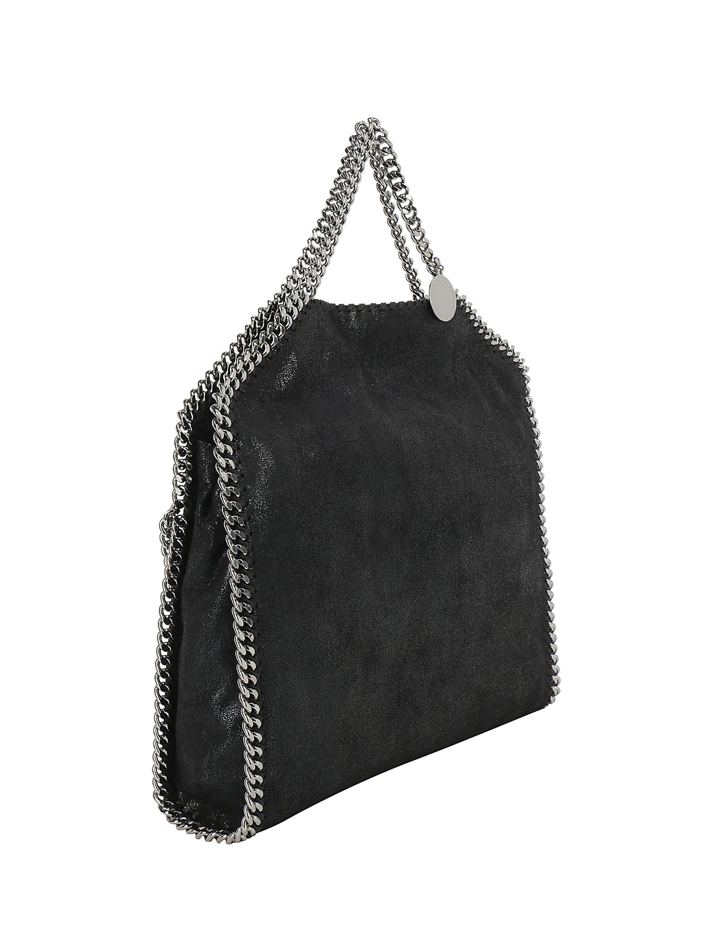 Tote Handbag Fold-Over Black
