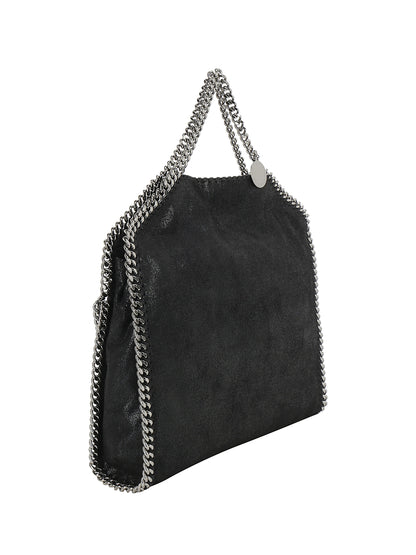 Tote Handbag Fold-Over Black
