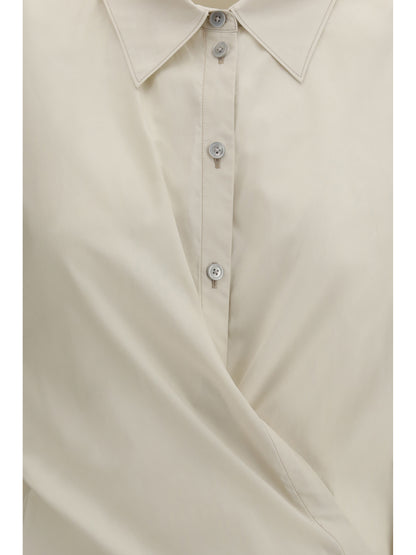 Shirt Cotton-Blend Light Cream