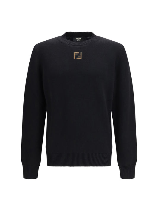 Wool Pullover Black/Hazelnut