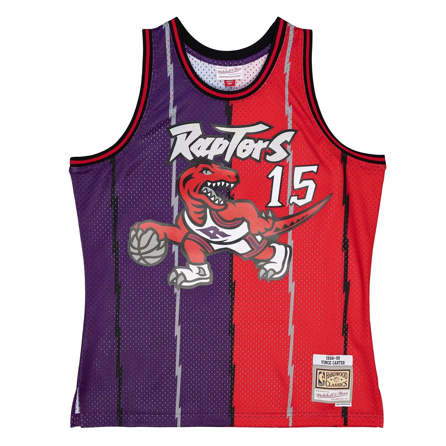 Mitchell & Ness NBA Split Swingman Jersey Toronto Raptors 1998 Vince Carter