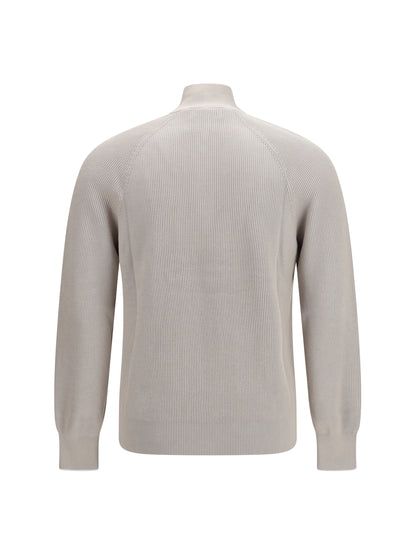 Sweater High-Neck 100% Cotton