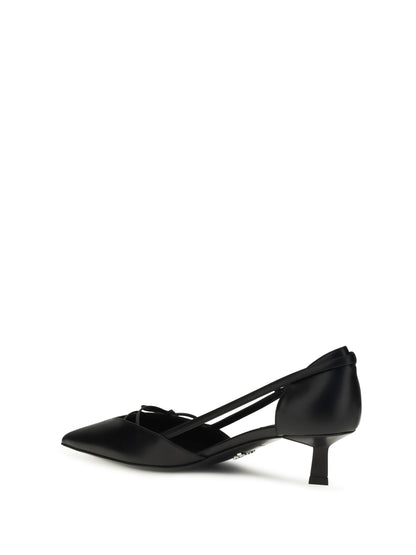 Pumps Side-Cut Black Calf