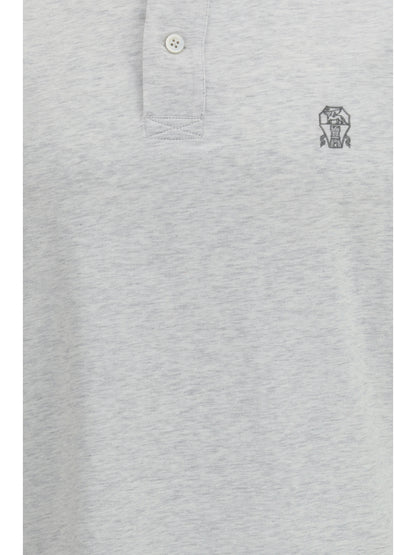 Polo Shirt Pearl/White