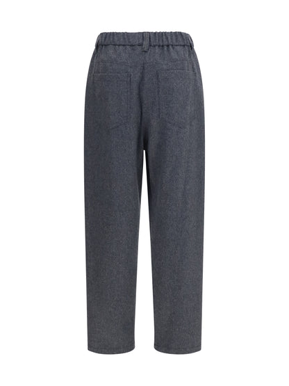 Pants Stretch Wool Anthracite