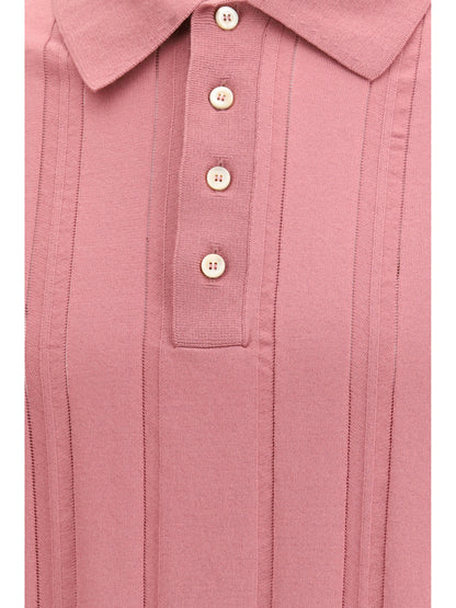 Cotton Polo Cyclamen Pink