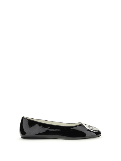 Ballet Flats Reva Patent Leather Black