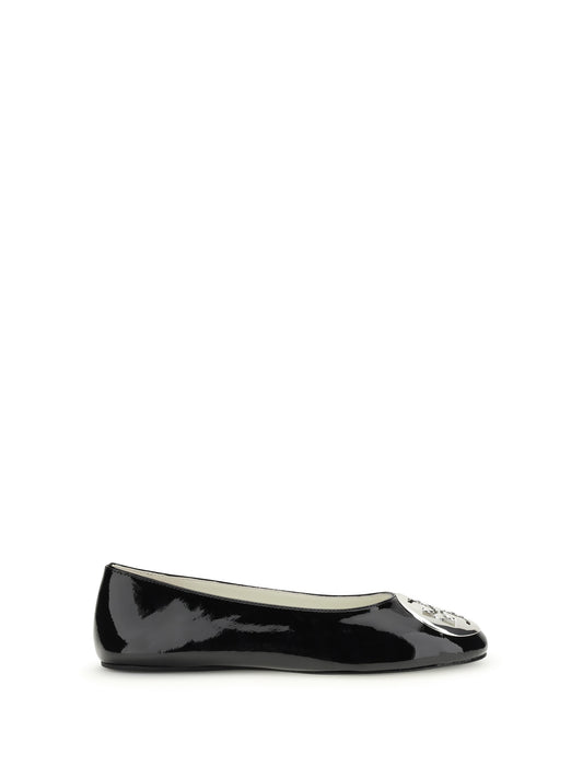 Ballet Flats Reva Patent Leather Black