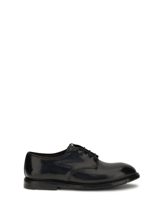 Lace-Up Shoes Black Leather