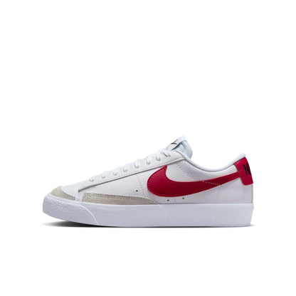 Nike Grade School Blazer Low '77 'White Black Gym Red' Gs Sneakers