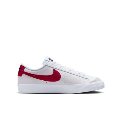 Nike Grade School Blazer Low '77 'White Black Gym Red' Gs Sneakers