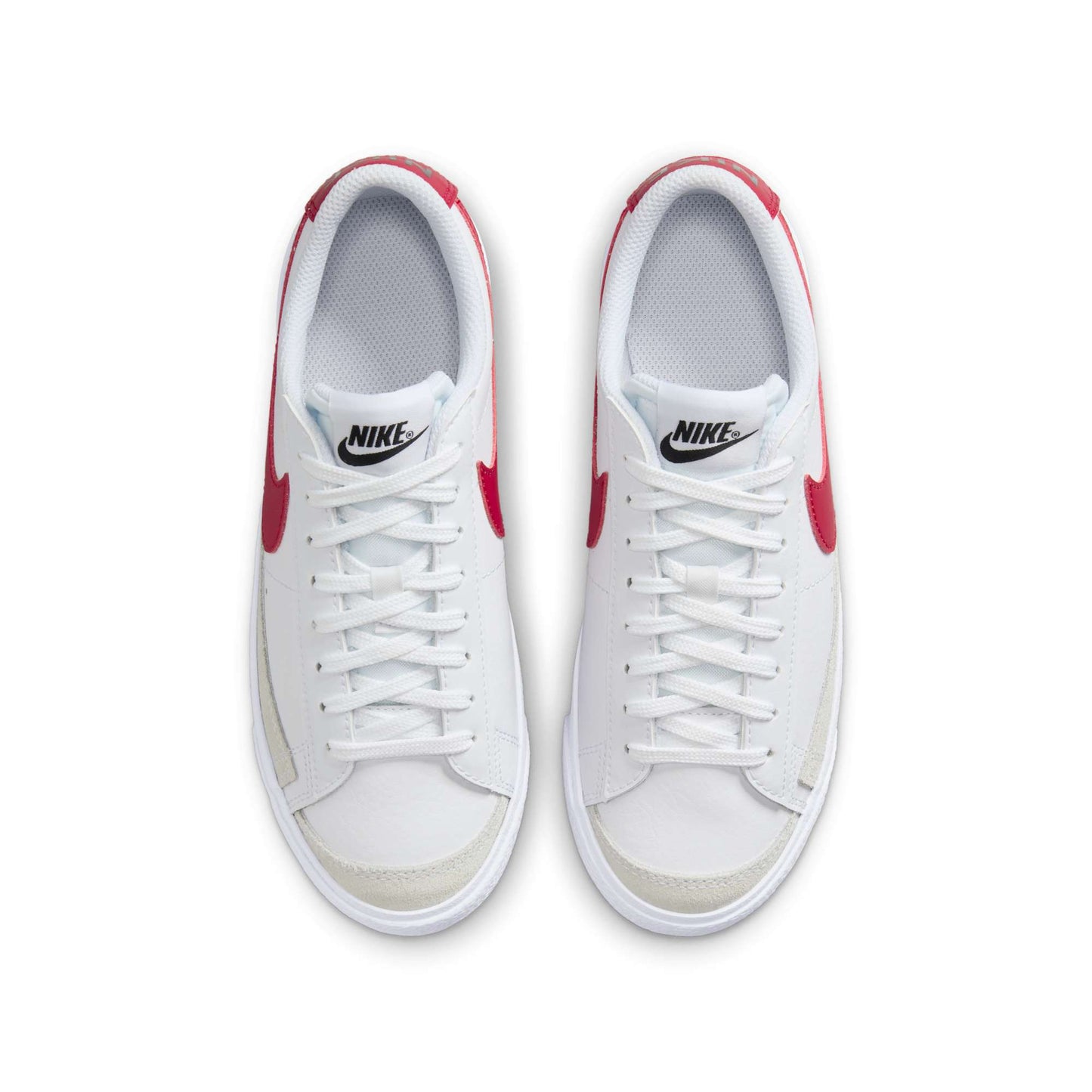 Nike Grade School Blazer Low '77 'White Black Gym Red' Gs Sneakers