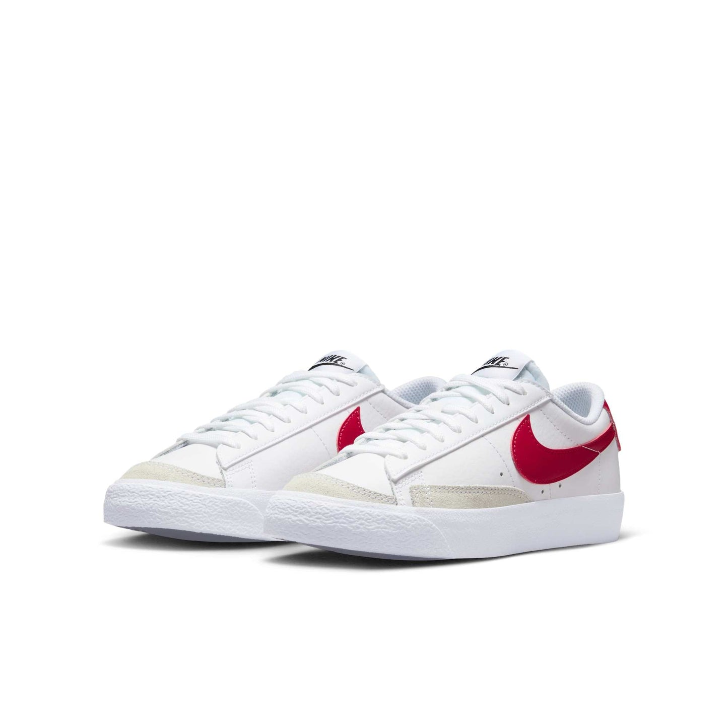 Nike Grade School Blazer Low '77 'White Black Gym Red' Gs Sneakers