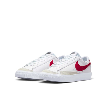 Nike Grade School Blazer Low '77 'White Black Gym Red' Gs Sneakers