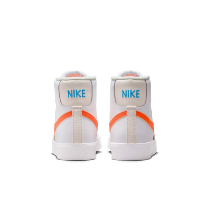 Nike Grade School Blazer Mid 77 'White Total Orange' Gs Sneakers