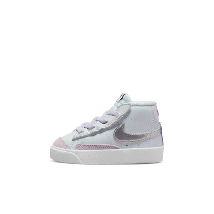 Nike Toddler Blazer Mid '77 Td 'Platinum Grape Metallic Silver' Sneakers
