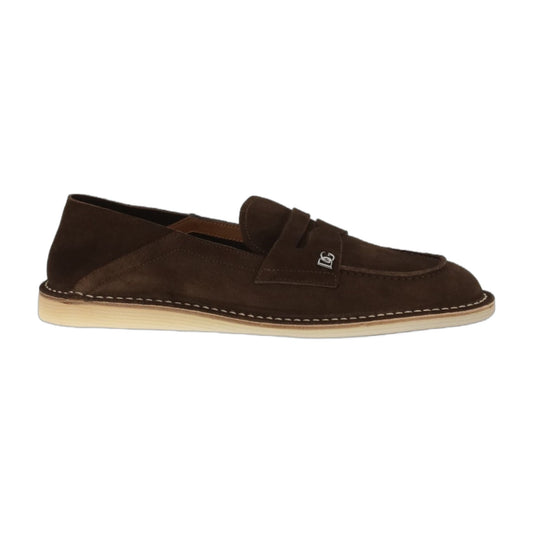 Loafers Suede Brown