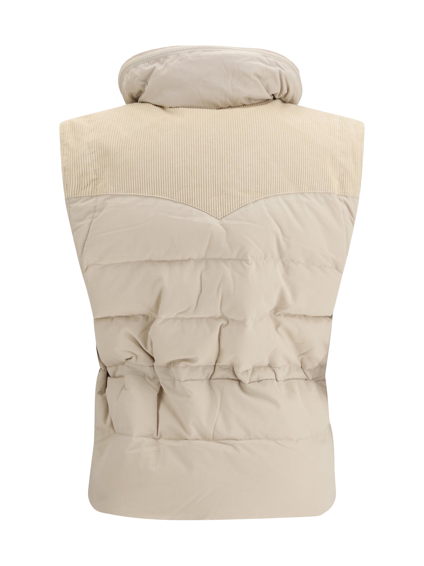 Padded Gilet Olfa Ecru