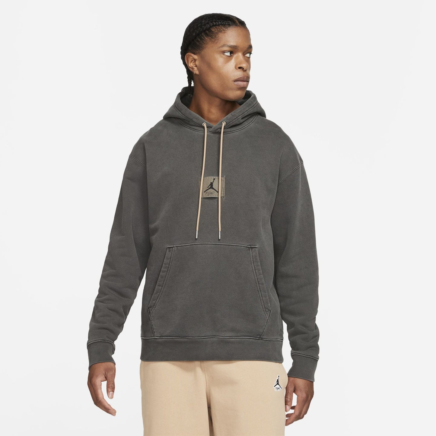 Men's Air Jordan Flight Heritage Washed Fleece Pullover Hoodie