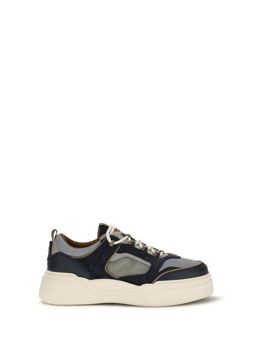 Sneakers Force Calf Leather Blue/Vapour Grey/Tabac