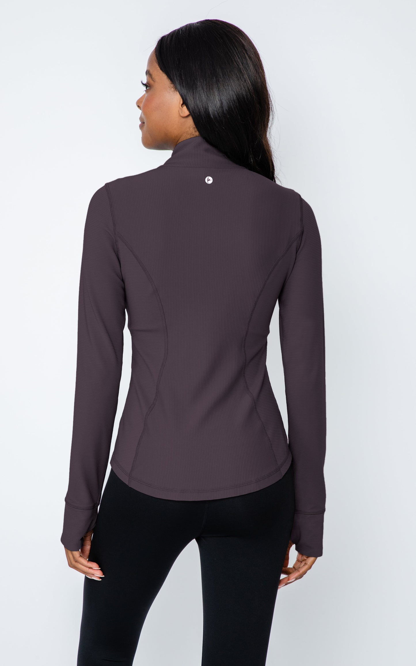 Interlink Ribbed Princess Seam Performance Jacket - Our Earthy Story