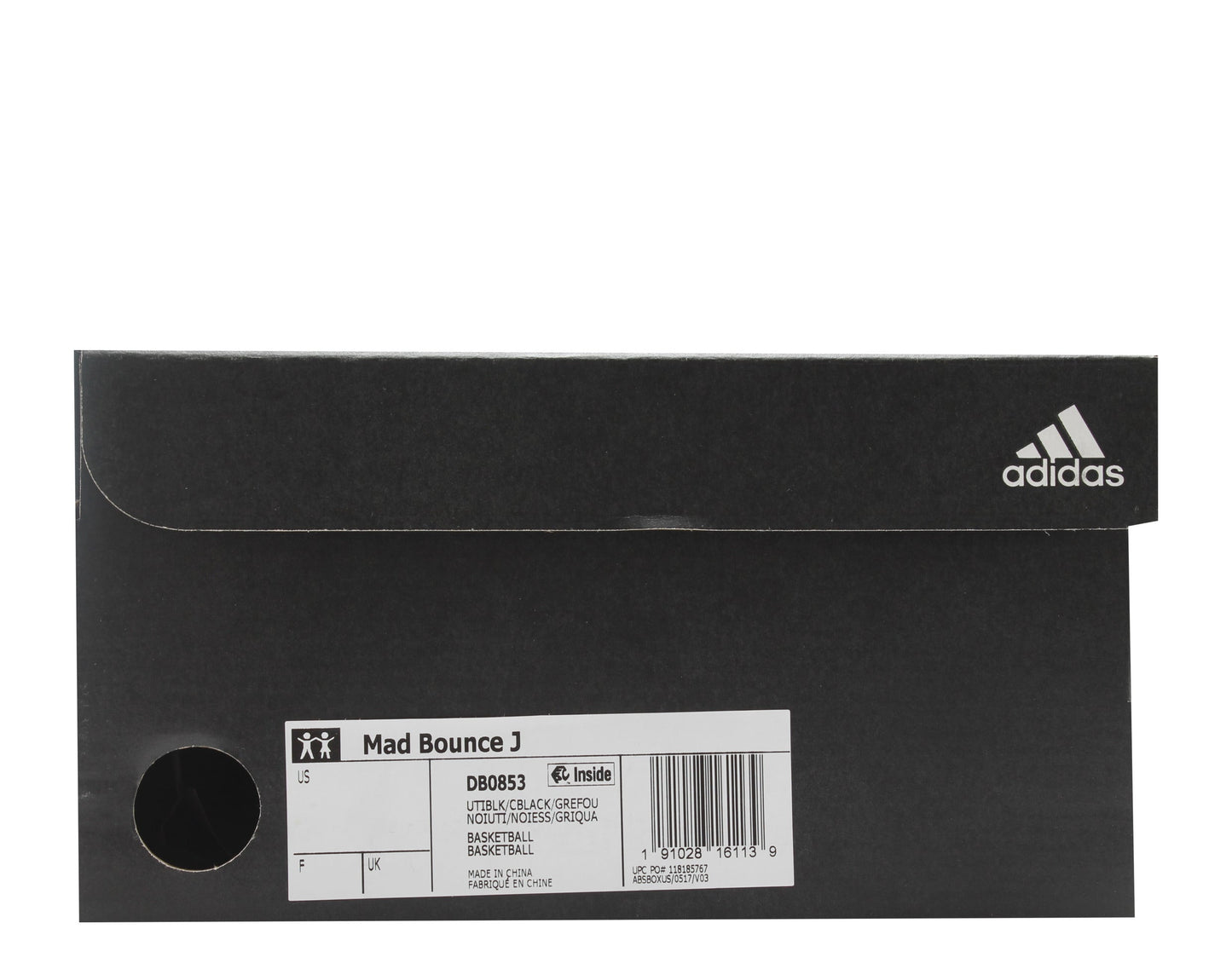adidas Mad Bounce Kids' Sneakers — Black/Grey