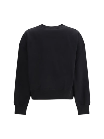 Sweatshirt Brushed Cotton Black/Mix