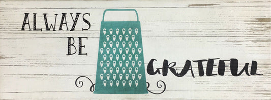 20"x55" Oversized Cushioned Anti-Fatigue Kitchen Runner Mat (Always Be Grateful)