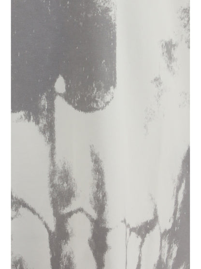 T-Shirt Skull Print White/Silver