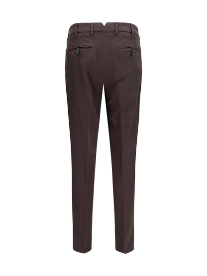 Dyed Cotton Pants Dark Brown