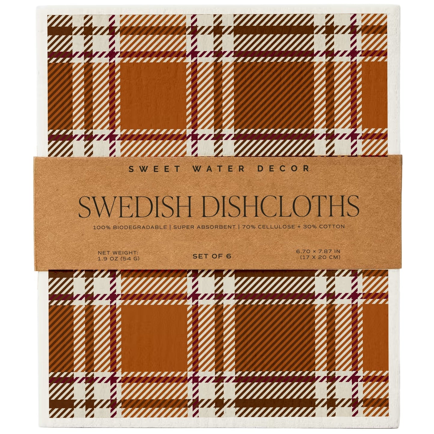 Fall Pattern Swedish Dishcloths