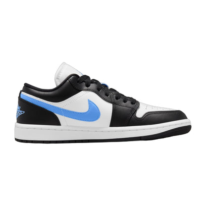 Air Jordan Women's Retro 1 Low 'Black University Blue White' Sneakers