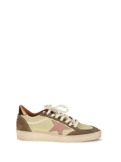 Leather Sneakers Ball Star Vintage Yellow