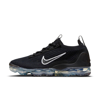Nike Women's Air Vapormax 2021 Fk 'Black Metallic Silver' Sneakers
