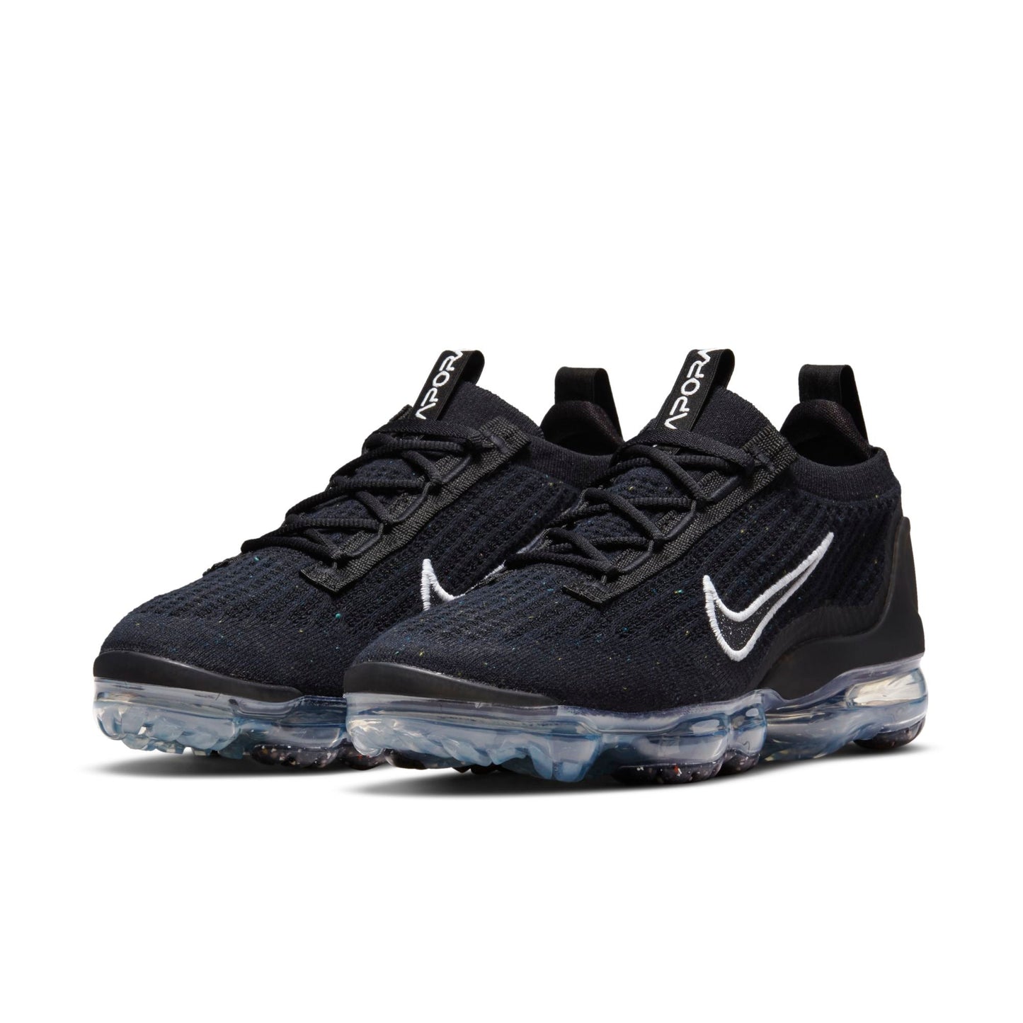 Nike Women's Air Vapormax 2021 Fk 'Black Metallic Silver' Sneakers