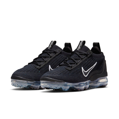 Nike Women's Air Vapormax 2021 Fk 'Black Metallic Silver' Sneakers