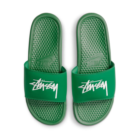 Nike Men's Benassi Slide 'Stussy Pine Green Sail' Slides