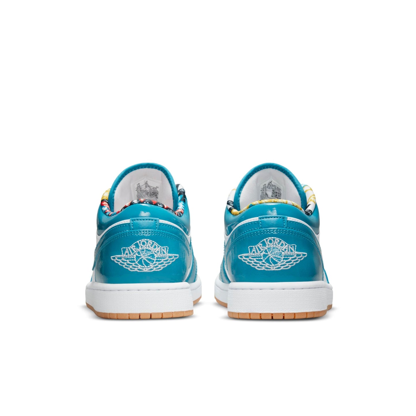 Air Jordan Men's Retro 1 Low Se 'Barcelona Cyber Teal' Sneakers