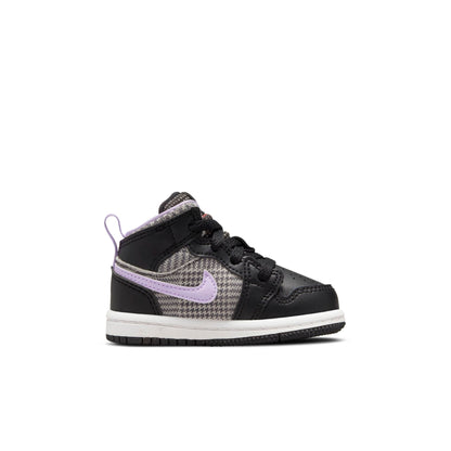 Air Jordan Toddlers Retro 1 Mid 'Houndstooth' Td Sneakers