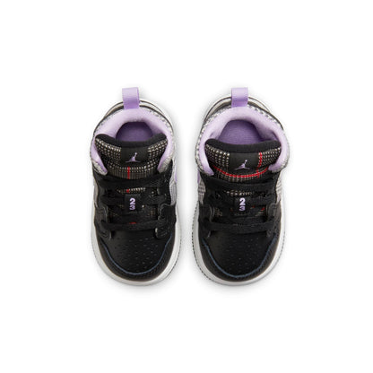 Air Jordan Toddlers Retro 1 Mid 'Houndstooth' Td Sneakers