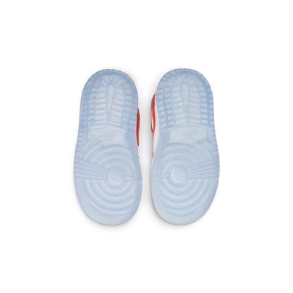 Air Jordan Toddlers Retro 1 Mid Td 'Barcelona Sweater' Sneakers