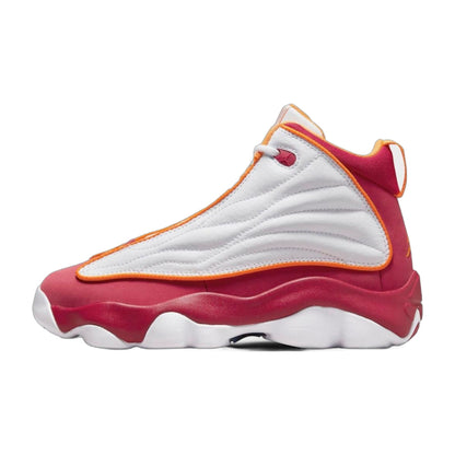 [dc7911-168] Grade School Air Jordan Pro Strong 'white Cardinal Red Vivid Orange'