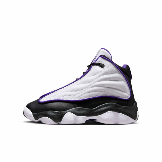 Air Jordan Grade School Pro Strong 'White Black Electro Purple Gs' Sneakers