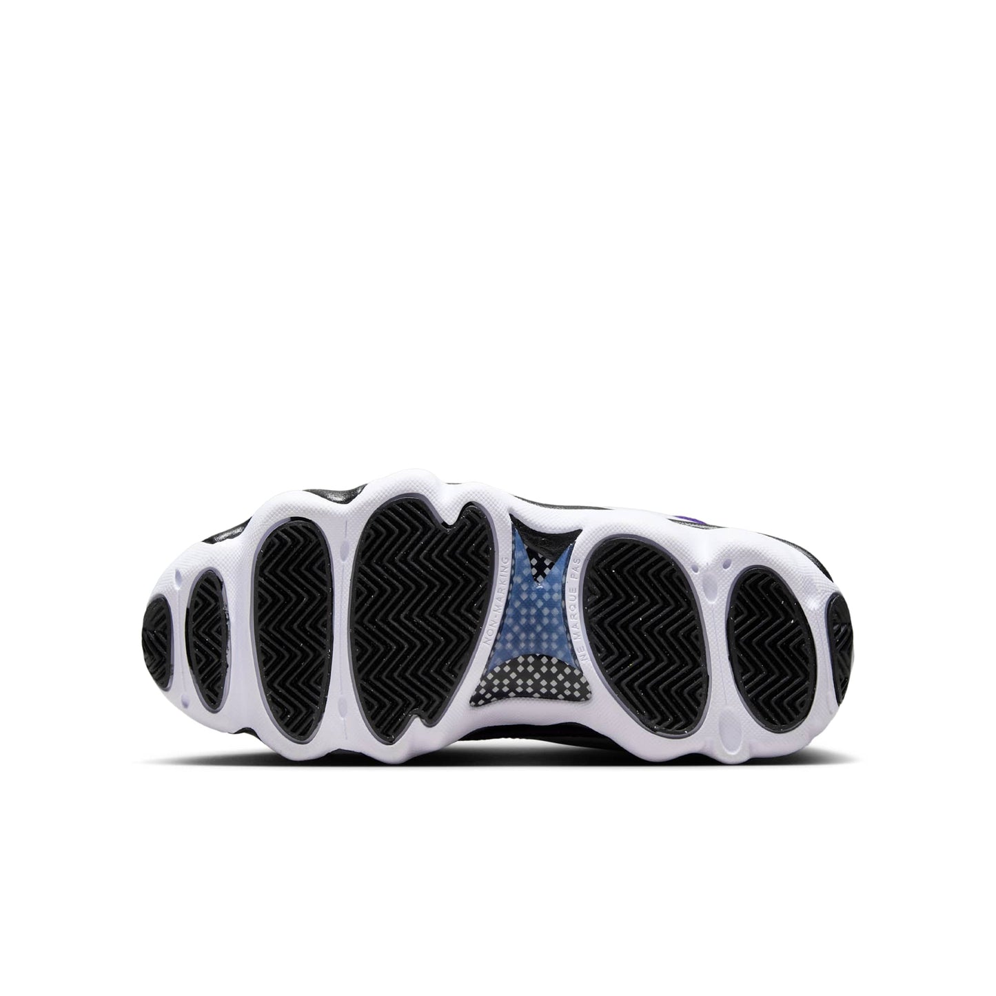Air Jordan Grade School Pro Strong 'White Black Electro Purple Gs' Sneakers